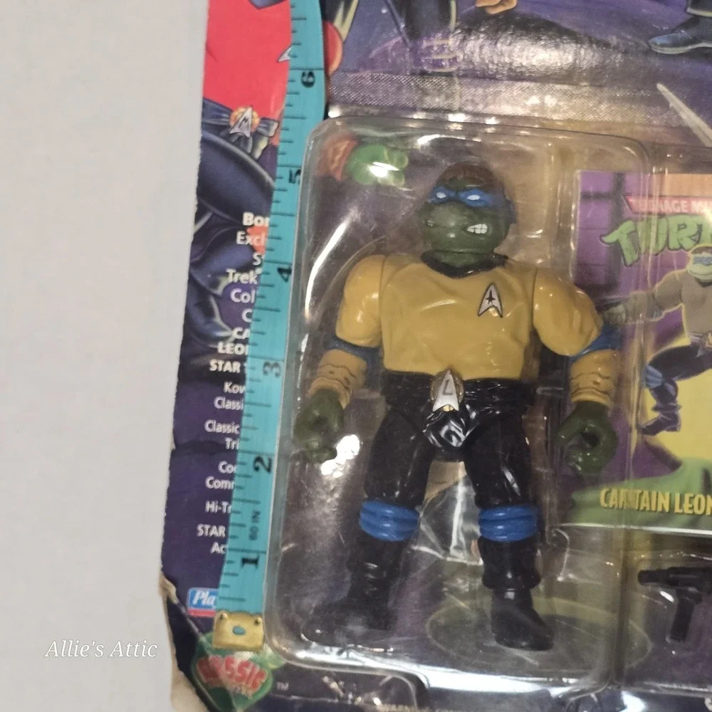 Star Trek TMNT Captain Leonardo Teenage Mutant Ninja Turtles 1994 Figure NEW